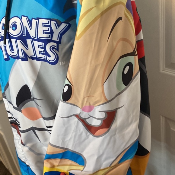 Members Only Looney Tunes Jacket Windbreaker sz L NWOT - Picture 2 of 9